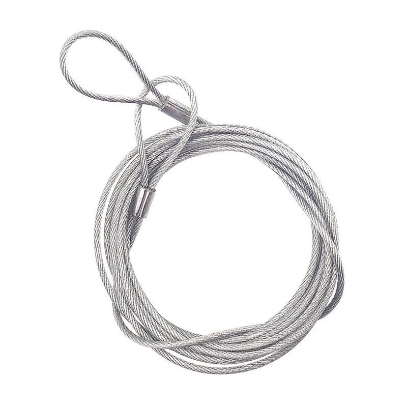 Ovener Safety Cable Lock 98''Long,Luggage Lock Safety Cable Lightweight Braided Stainless Steel Double Loop by Ovener - Image 3